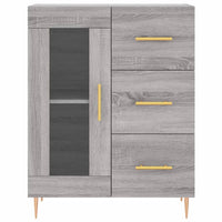 Thumbnail for Sideboard Grau Sonoma 69,5x34x90 cm Holzwerkstoff