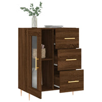 Thumbnail for Sideboard Braun Eichen-Optik 69,5x34x90 cm Holzwerkstoff