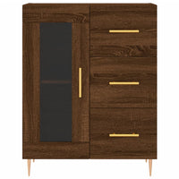 Thumbnail for Sideboard Braun Eichen-Optik 69,5x34x90 cm Holzwerkstoff
