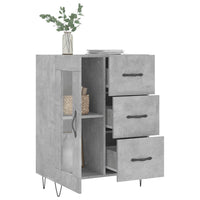 Thumbnail for Sideboard Betongrau 69,5x34x90 cm Holzwerkstoff