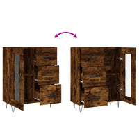 Thumbnail for Sideboard Räuchereiche 69,5x34x90 cm Holzwerkstoff
