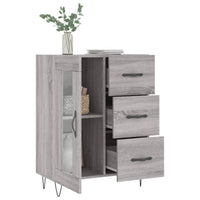 Thumbnail for Sideboard Grau Sonoma 69,5x34x90 cm Holzwerkstoff