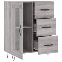 Thumbnail for Sideboard Grau Sonoma 69,5x34x90 cm Holzwerkstoff