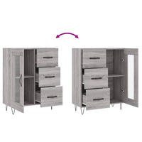 Thumbnail for Sideboard Grau Sonoma 69,5x34x90 cm Holzwerkstoff