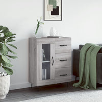 Thumbnail for Sideboard Grau Sonoma 69,5x34x90 cm Holzwerkstoff