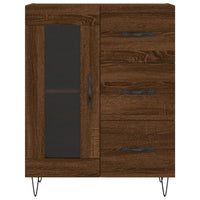 Thumbnail for Sideboard Braun Eichen-Optik 69,5x34x90 cm Holzwerkstoff