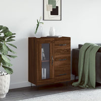 Thumbnail for Sideboard Braun Eichen-Optik 69,5x34x90 cm Holzwerkstoff