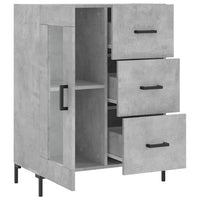 Thumbnail for Sideboard Betongrau 69,5x34x90 cm Holzwerkstoff