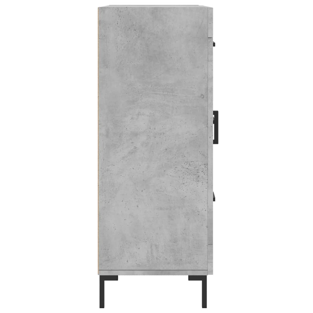 Sideboard Betongrau 69,5x34x90 cm Holzwerkstoff