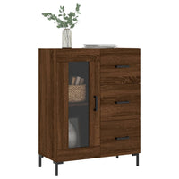 Thumbnail for Sideboard Braun Eichen-Optik 69,5x34x90 cm Holzwerkstoff