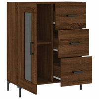 Thumbnail for Sideboard Braun Eichen-Optik 69,5x34x90 cm Holzwerkstoff