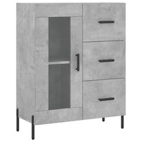 Thumbnail for Sideboard Betongrau 69,5x34x90 cm Holzwerkstoff