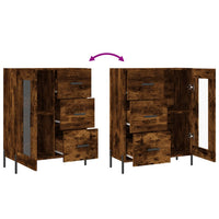 Thumbnail for Sideboard Räuchereiche 69,5x34x90 cm Holzwerkstoff