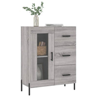 Thumbnail for Sideboard Grau Sonoma 69,5x34x90 cm Holzwerkstoff