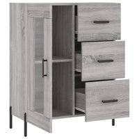Thumbnail for Sideboard Grau Sonoma 69,5x34x90 cm Holzwerkstoff