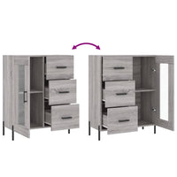 Thumbnail for Sideboard Grau Sonoma 69,5x34x90 cm Holzwerkstoff