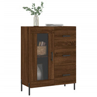 Thumbnail for Sideboard Braun Eichen-Optik 69,5x34x90 cm Holzwerkstoff
