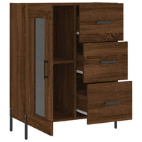 Thumbnail for Sideboard Braun Eichen-Optik 69,5x34x90 cm Holzwerkstoff