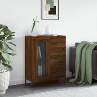 Thumbnail for Sideboard Braun Eichen-Optik 69,5x34x90 cm Holzwerkstoff