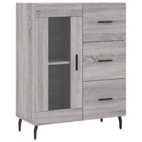Thumbnail for Sideboard Grau Sonoma 69,5x34x90 cm Holzwerkstoff