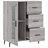 Thumbnail for Sideboard Grau Sonoma 69,5x34x90 cm Holzwerkstoff