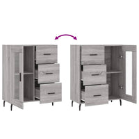 Thumbnail for Sideboard Grau Sonoma 69,5x34x90 cm Holzwerkstoff