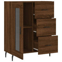 Thumbnail for Sideboard Braun Eichen-Optik 69,5x34x90 cm Holzwerkstoff
