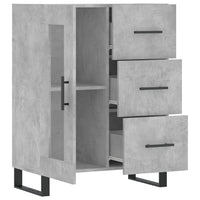 Thumbnail for Sideboard Betongrau 69,5x34x90 cm Holzwerkstoff