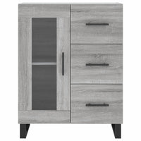Thumbnail for Sideboard Grau Sonoma 69,5x34x90 cm Holzwerkstoff