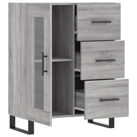 Thumbnail for Sideboard Grau Sonoma 69,5x34x90 cm Holzwerkstoff