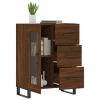 Thumbnail for Sideboard Braun Eichen-Optik 69,5x34x90 cm Holzwerkstoff