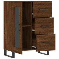 Thumbnail for Sideboard Braun Eichen-Optik 69,5x34x90 cm Holzwerkstoff