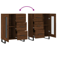 Thumbnail for Sideboard Braun Eichen-Optik 69,5x34x90 cm Holzwerkstoff