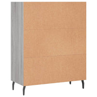 Thumbnail for Regalschrank Grau Sonoma 69,5x32,5x90 cm Holzwerkstoff