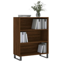 Thumbnail for Regalschrank Braun Eichen-Optik 69,5x32,5x90 cm Holzwerkstoff