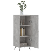 Thumbnail for Sideboard Betongrau 34,5x34x90 cm Holzwerkstoff