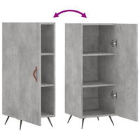 Thumbnail for Sideboard Betongrau 34,5x34x90 cm Holzwerkstoff