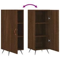 Thumbnail for Sideboard Braun Eichen-Optik 34,5x34x90 cm Holzwerkstoff