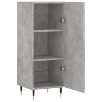 Thumbnail for Sideboard Betongrau 34,5x34x90 cm Holzwerkstoff