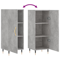 Thumbnail for Sideboard Betongrau 34,5x34x90 cm Holzwerkstoff