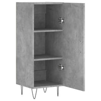 Thumbnail for Sideboard Betongrau 34,5x34x90 cm Holzwerkstoff