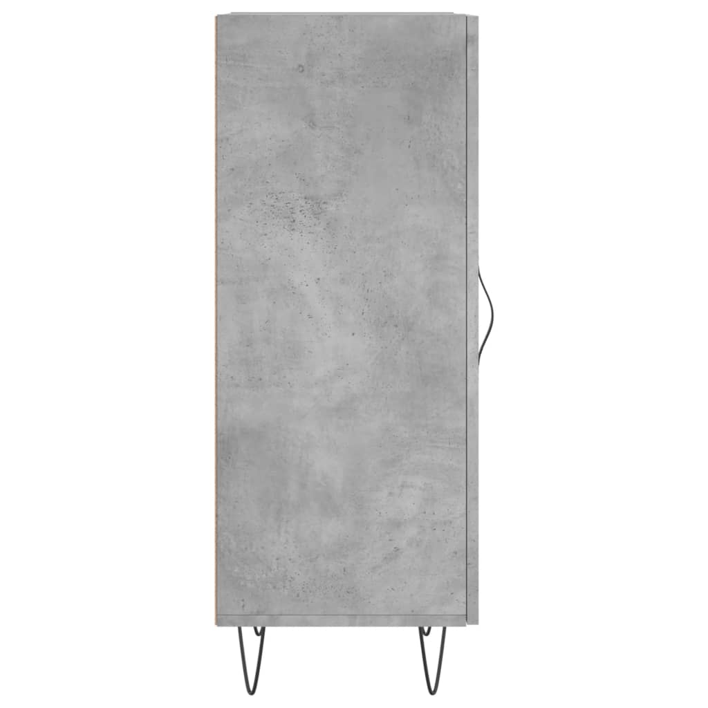 Sideboard Betongrau 34,5x34x90 cm Holzwerkstoff
