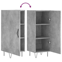 Thumbnail for Sideboard Betongrau 34,5x34x90 cm Holzwerkstoff