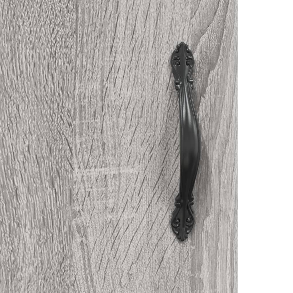 Sideboard Grau Sonoma 34,5x34x90 cm Holzwerkstoff