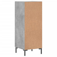 Thumbnail for Sideboard Betongrau 34,5x34x90 cm Holzwerkstoff