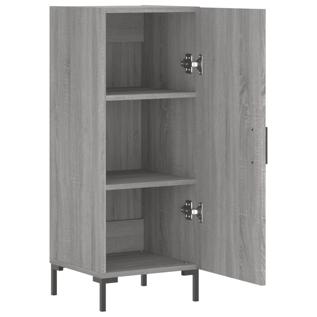 Sideboard Grau Sonoma 34,5x34x90 cm Holzwerkstoff