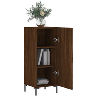 Thumbnail for Sideboard Braun Eichen-Optik 34,5x34x90 cm Holzwerkstoff