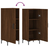 Thumbnail for Sideboard Braun Eichen-Optik 34,5x34x90 cm Holzwerkstoff