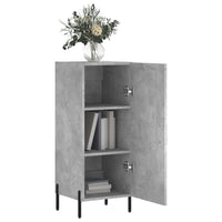 Thumbnail for Sideboard Betongrau 34,5x34x90 cm Holzwerkstoff