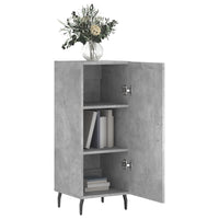 Thumbnail for Sideboard Betongrau 34,5x34x90 cm Holzwerkstoff